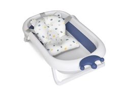 Ванна дитяча складна з матрациком El Camino Plus ME 1151 CROWN Deep Blue